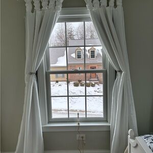 Elegant White Window Curtains